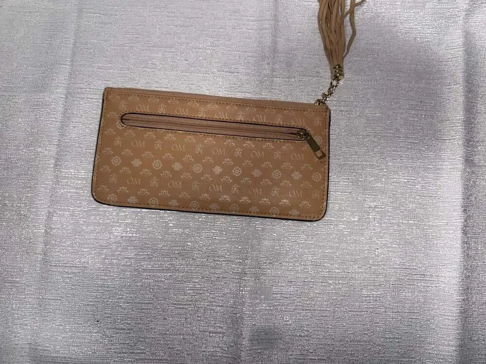 Fengshuisale Feng Shui Lucky Fu Dog Wallet in Light Brown